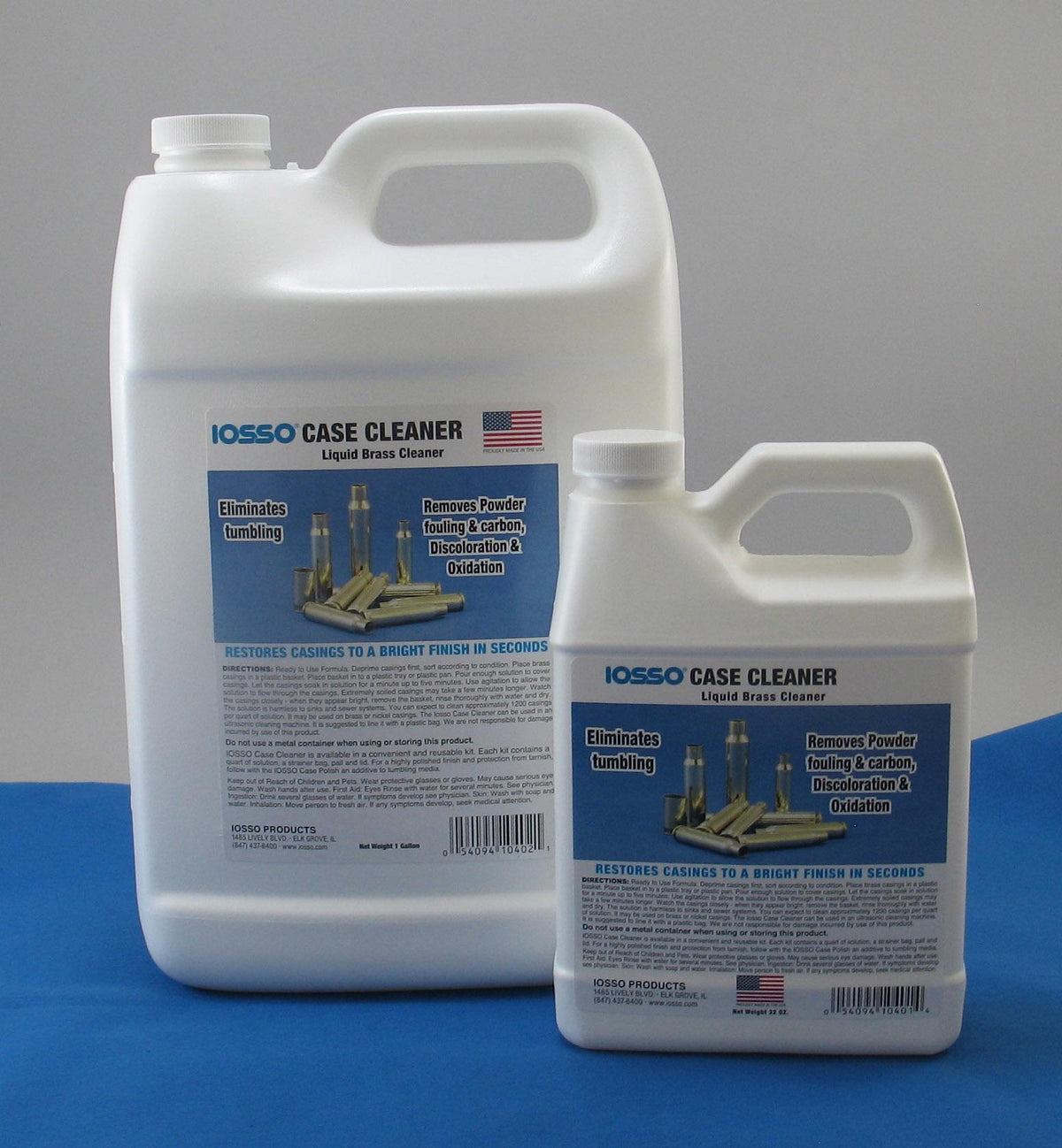 Iosso Brass Case Cleaner Solution 32 oz Quart