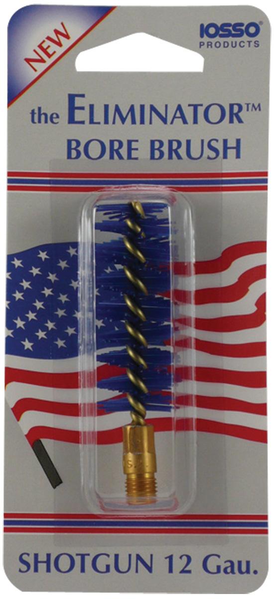 Iosso Eliminator Bore Brush 12 Gauge Cobalt Blue Fiber