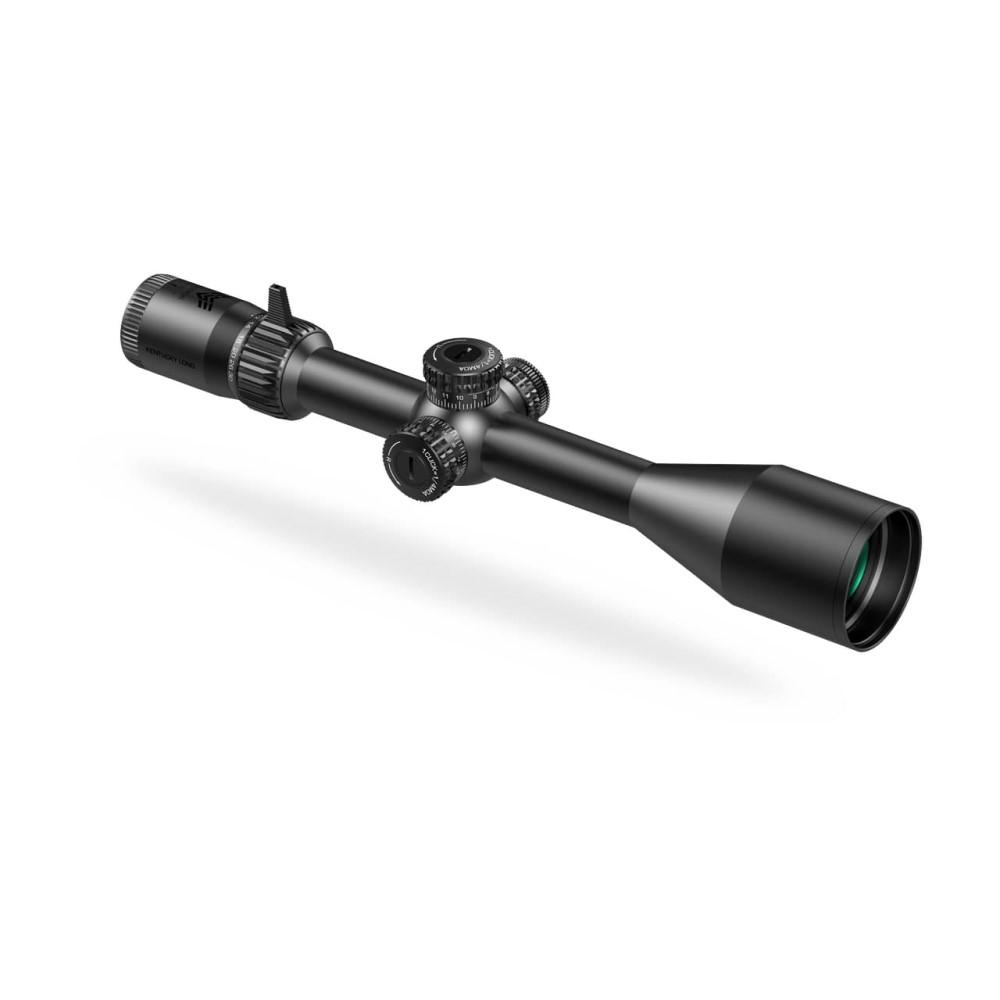 Swampfox Kentucky Long 4-24x50 Rifle Scope FFP Sharpshooter MIL Reticle Black