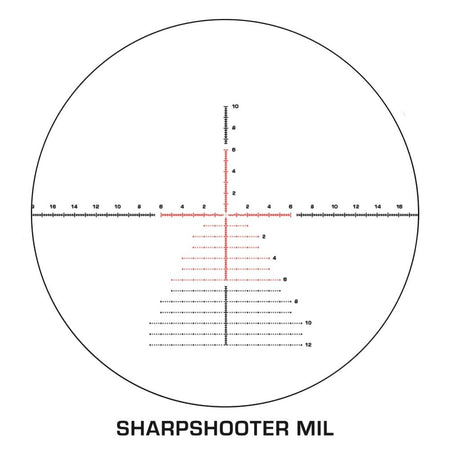 Swampfox Optics Kentucky Long Precision Rifle Scope 5-30x56mm Sharpshooter MIL Reticle