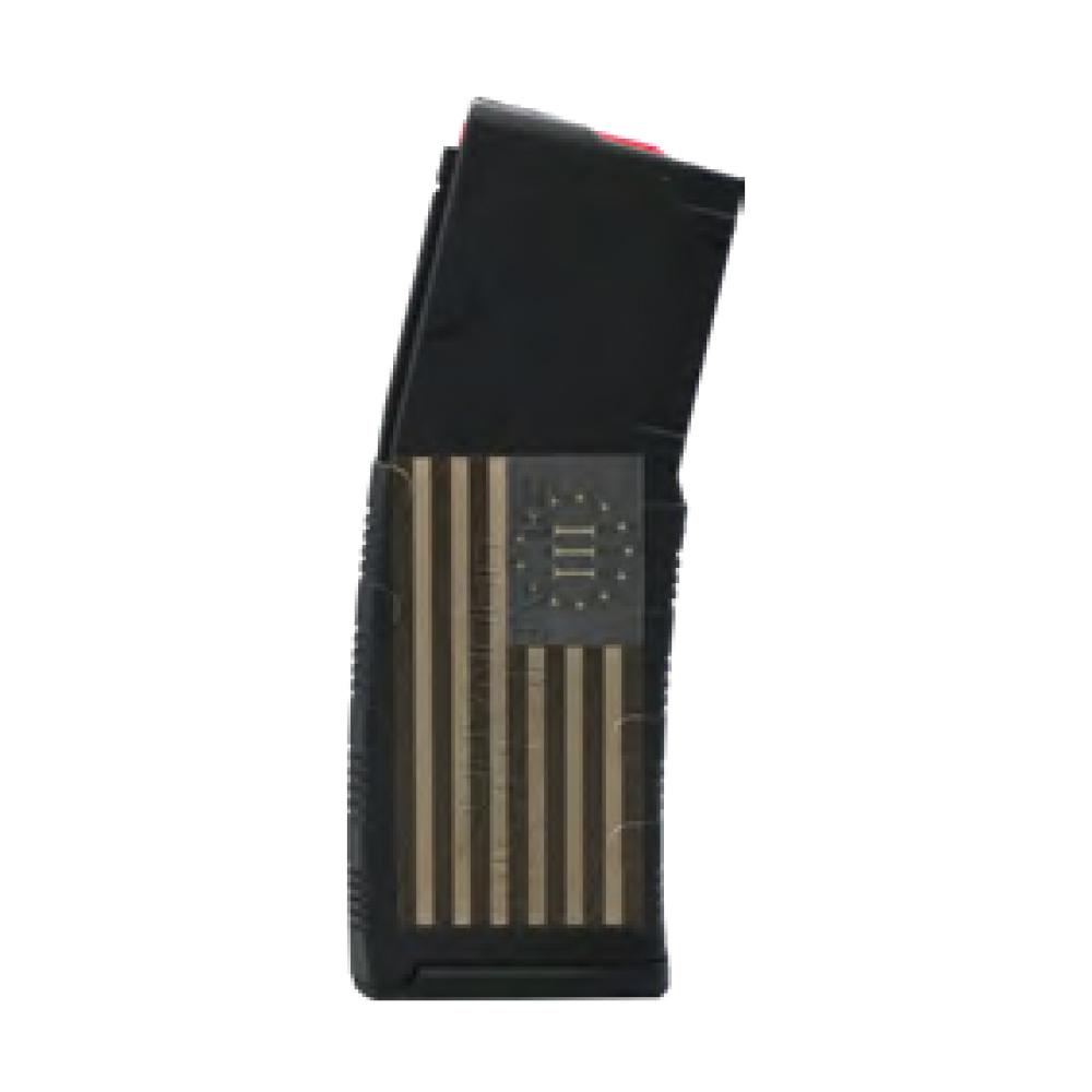 Black Rain Ordnance 3 Percent American Flag AR Rifle Magazine 5.56x45 NATO 30-Round