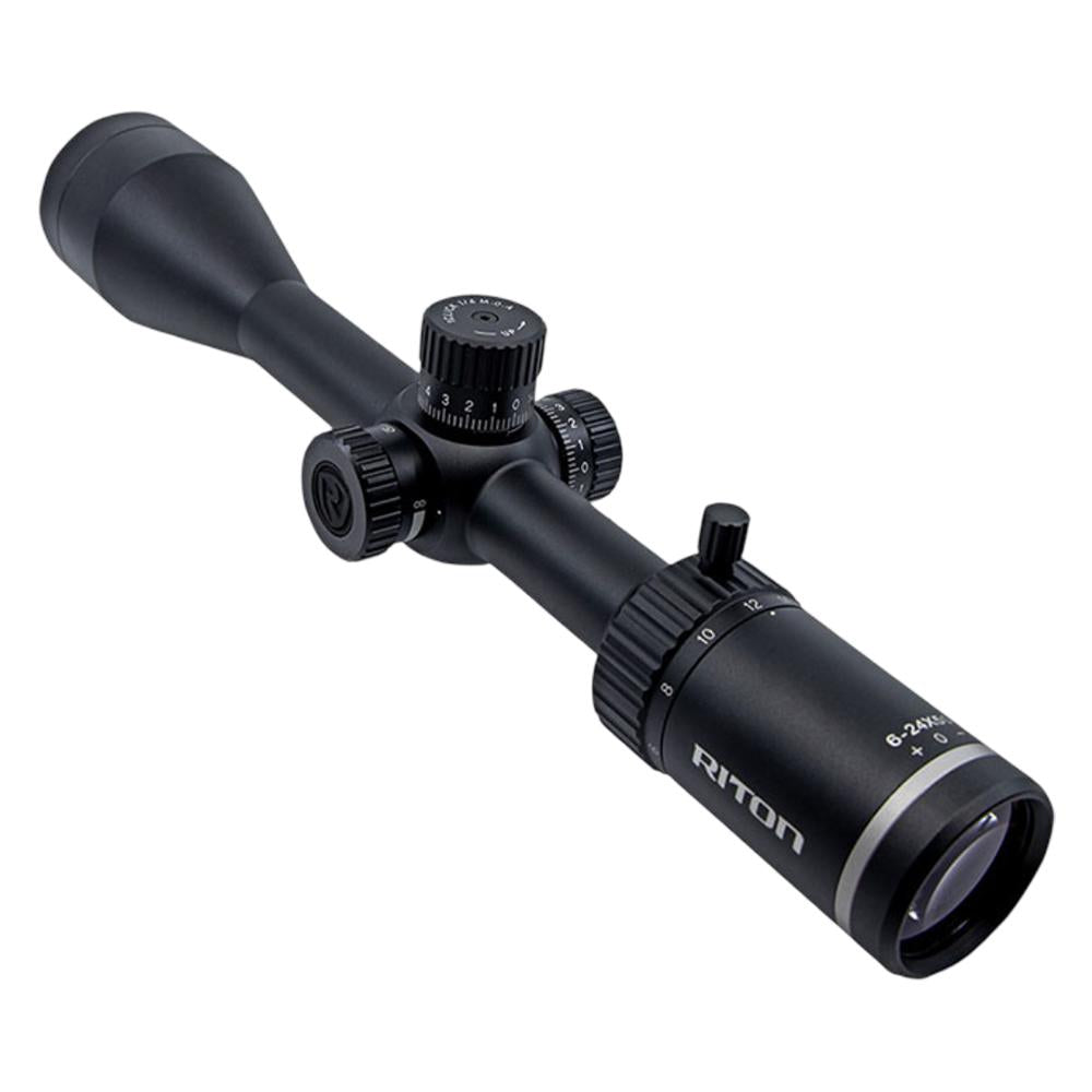 REFURBISHED Riton 1 Conquer Rifle Scope 6-24x50mm 1" SFP R3 Non-Illuminated Black