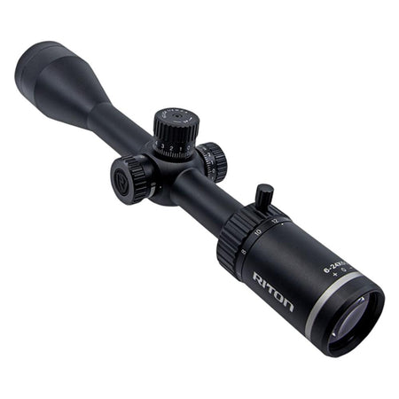 REFURBISHED Riton 1 Conquer Rifle Scope 6-24x50mm 1" SFP R3 Non-Illuminated Black