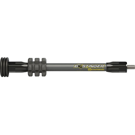 Bee Stinger MicroHex Hunting Bow Stabilizer 6-Inch Grey
