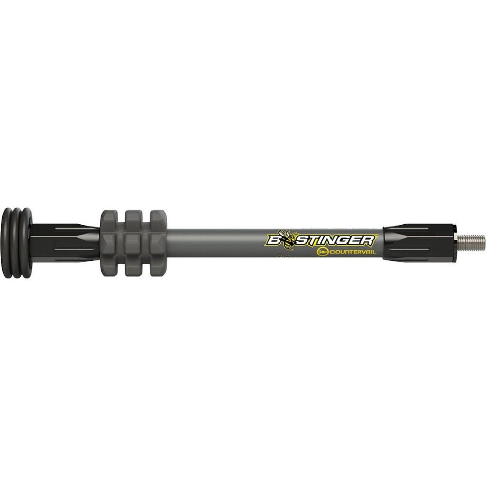 Bee Stinger MicroHex Hunter Stabilizer 8 Inch Grey