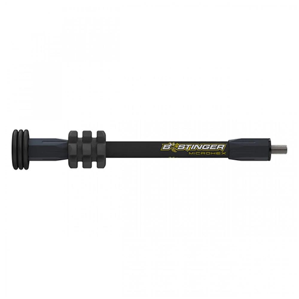 Bee Stinger MicroHex 8 Inch Bow Stabilizer Matte Black