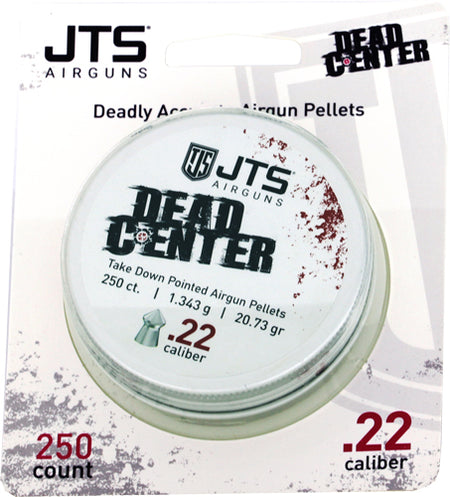 JTS Dead Center Pellets 22 Cal Pointed 20.73gr 250 Count