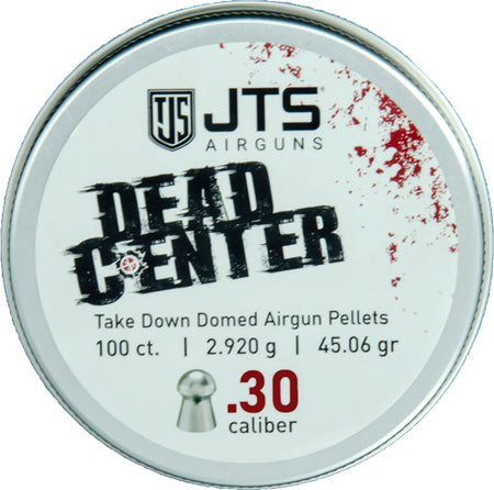 JTS Dead Center Pellets 30 Cal Domed 45.06gr 100 Count
