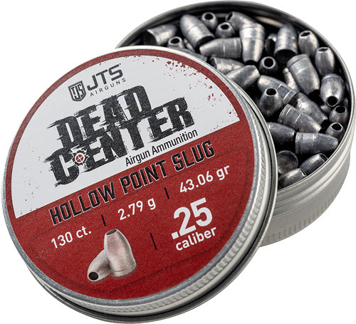 JTS Dead Center Slugs 25 Cal Hollow Point 43.06gr 130 Count