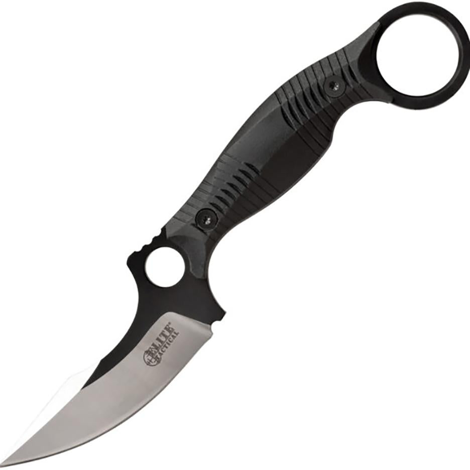 Master Cutlery Elite Tactical Rout Skinner Fixed Blade Knife 3-1/4" Black