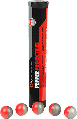 Byrna Pepper Projectiles 5-Count Tube .61 Cal for CL Launcher