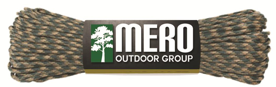 Mero 550 Paracord 100 Feet 550 lb Camo Pattern Nylon Survival Cord