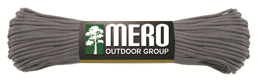 Mero 550 Paracord 100 Feet 550 lb Charcoal Grey
