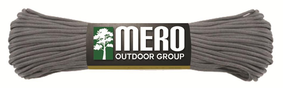 Mero 550 Paracord 100 Feet 550 lb Charcoal Grey