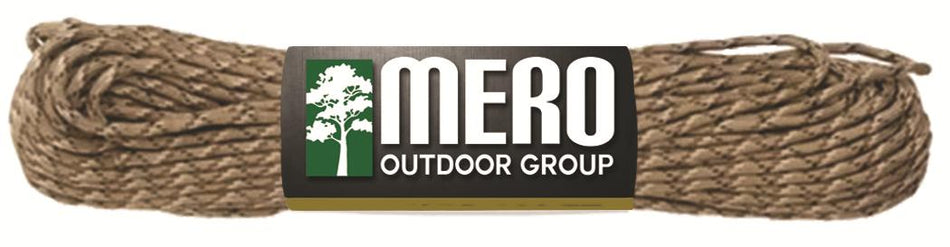 Mero 550 Paracord 100 Feet 550 lb Desert Camo - Type II Nylon