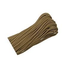Mero 550 Paracord 100 Feet 550 lb Brown Coyote Nylon Survival Cord