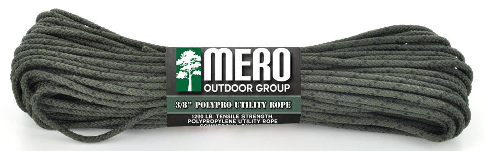 Mero 3/8" Polypropylene Utility Rope 50ft - Camouflage