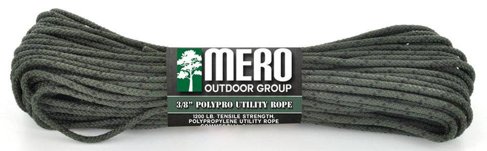 Mero 3/8" Polypropylene Utility Rope 50ft - Camouflage