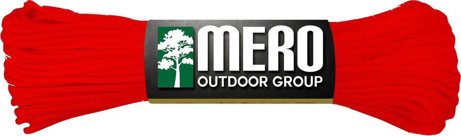 Mero 550 Paracord 100 Feet 550lb Red Imperial