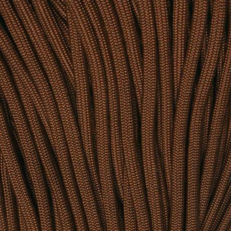 Mero 550 Paracord 100 Feet 550 lb Brown Chocolate Nylon Cord