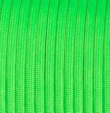 Mero 550 Paracord 100 Feet 550 lb Neon Green Nylon Cord