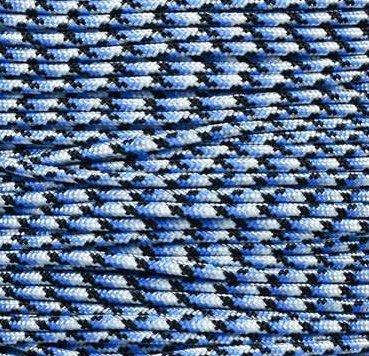 Mero 550 Paracord 100 Feet 550 lb Blue Snake Camo Nylon