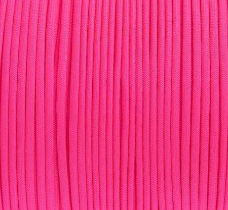 Mero 550 Paracord 100 Feet 550 lb Neon Pink Nylon Cord