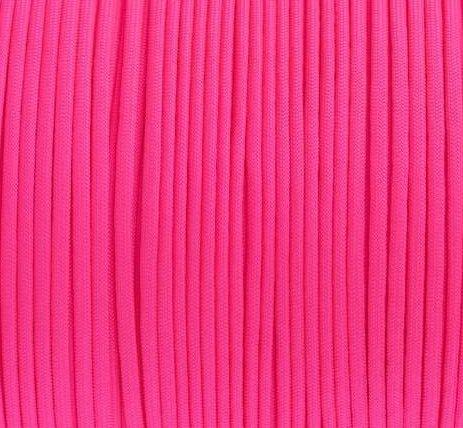 Mero 550 Paracord 100 Feet 550 lb Neon Pink Nylon Cord