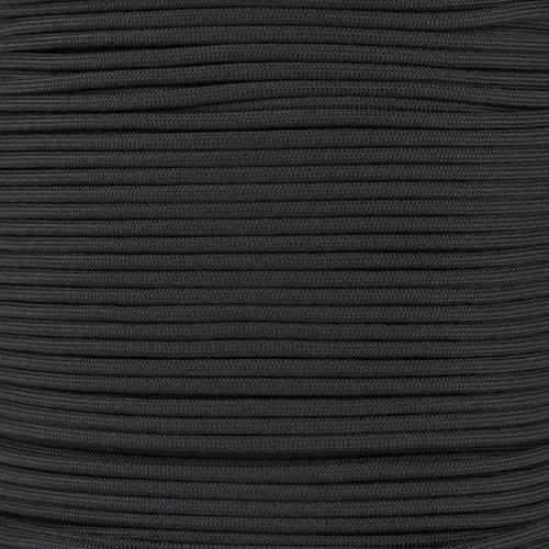 Mero 550 Paracord 100 Feet 550 lb Black 5040 Military Grade - Type II Nylon