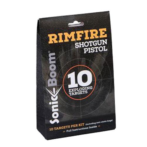 Sonic Boom Exploding Rimfire Targets 10-Pack