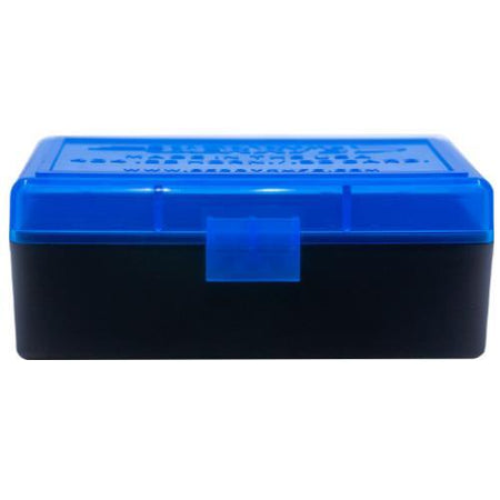 Berry's Ammo Box #404 .22 Hornet/.30 Carbine 50-Round Blue/Black