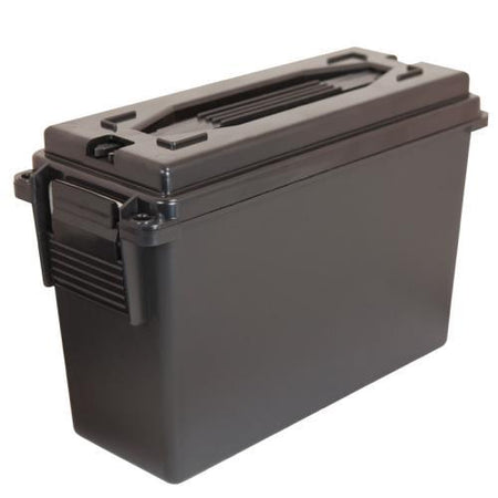 Berry's Plastic Ammo Can .30 Cal - Black, Fits .223 9mm .38 Spl