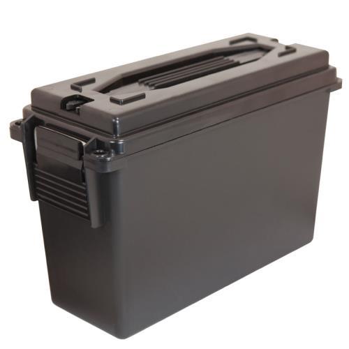 Berry's Plastic Ammo Can .30 Cal - Black, Fits .223 9mm .38 Spl