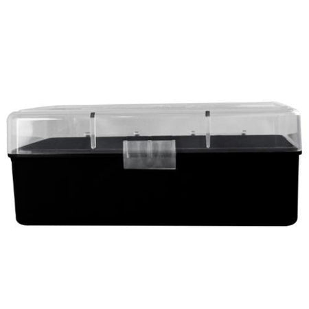 Berry's #414 WSM Clear Ammo Box with Black Base Flip Top 50 Round
