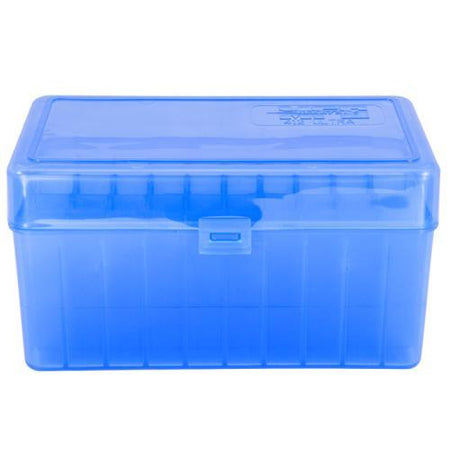 Berry's Mfg 412 Blue Flip Top Ammo Box Holds 50 Rounds .300 Ultra