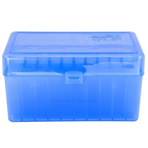 Berry's Mfg 412 Blue Flip Top Ammo Box Holds 50 Rounds .300 Ultra