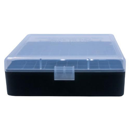 Berry's Ammo Box Model 007 .44 Caliber 100 Round Clear Lid Black Base