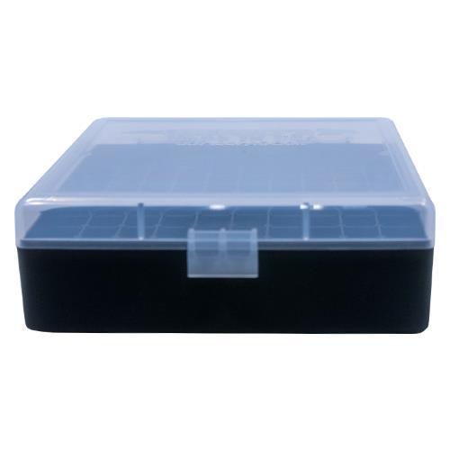Berry's Ammo Box Model 007 .44 Caliber 100 Round Clear Lid Black Base