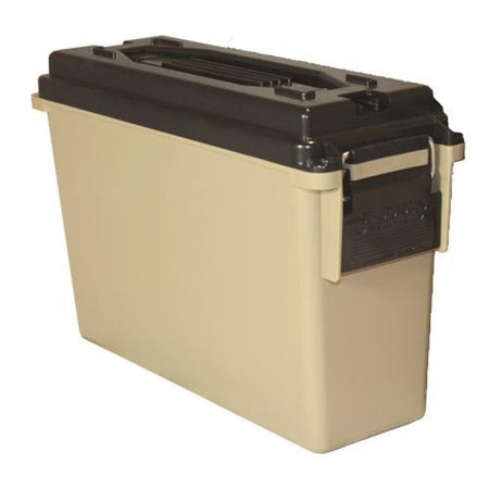 Berry's Plastic Ammo Can .30 Cal - Tan, Compatible with .223 9mm .38 Spl