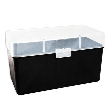Berry's Mfg Model 412 Clear Flip Top Ammo Box 50 Rounds .300 Ultra