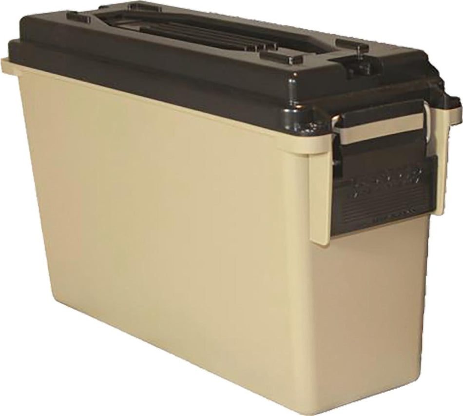 Berry's 40 Cal Plastic Ammo Storage Can Tan 9.25"L x 6.75"H