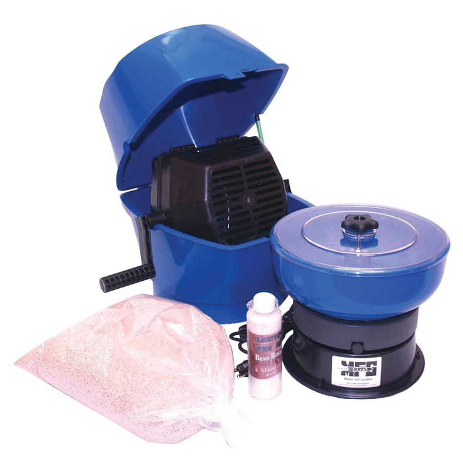 Berry's 400 Vibratory Tumbler Kit 2 with Corn Cob Media and Rotary Sifter