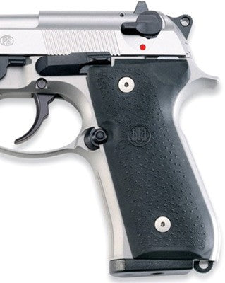Beretta 92/96 F FS Black Rubber Grip Panels Set of 2