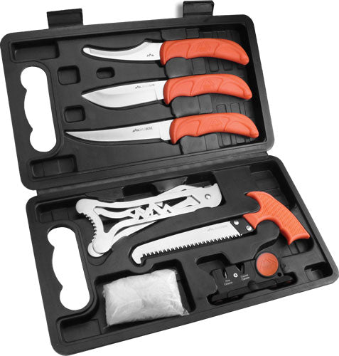 Outdoor Edge Jaeger-Pak 8-Piece Butcher Set with Hard Case