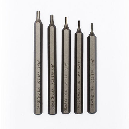 Grace USA Starter Short Pin Punch Set for Gunsmithing