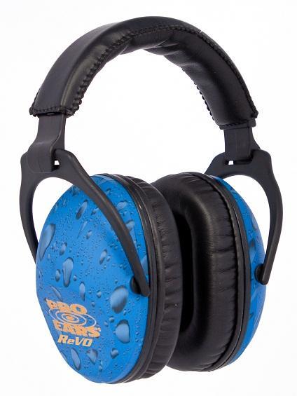 Pro Ears ReVO Passive Ear Muffs for Smaller Heads Blue Rain