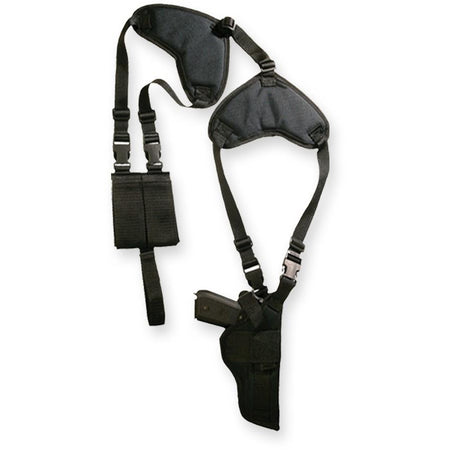 Bulldog Deluxe Shoulder Holster for Revolvers 2"-2.5" Barrel Black Ambi
