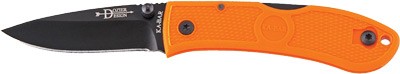 KA-BAR Dozier Folding Hunter 3" AUS 8A Blade Blaze Orange Zytel Handle