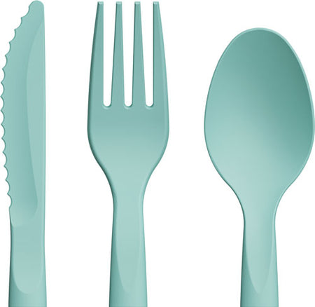 KA-BAR Lunch Pal Utensil Set with Spoon, Fork & Knife - Lightweight Case