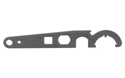 KAK Industry Castle Nut Multi-Tool for AR-15, 4140 Steel, Phosphate Finish, Black